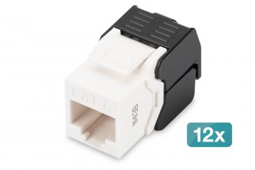 CAT 6 Keystone Modul, ungeschirmt - 12 Stk. 