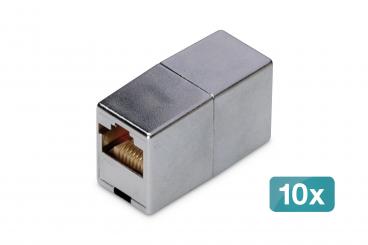 CAT 5e, Klasse D, RJ45 Modulare Kupplung - 10 Stk. 