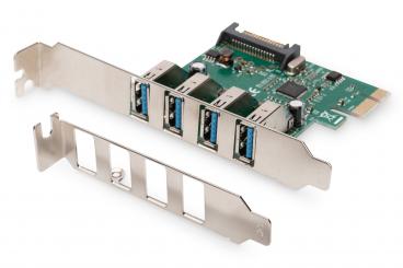 4-Port USB 3.0 PCI Express-Karte 